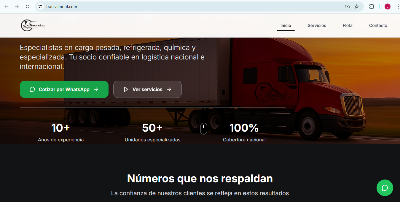 Sitio Web Almont S.A